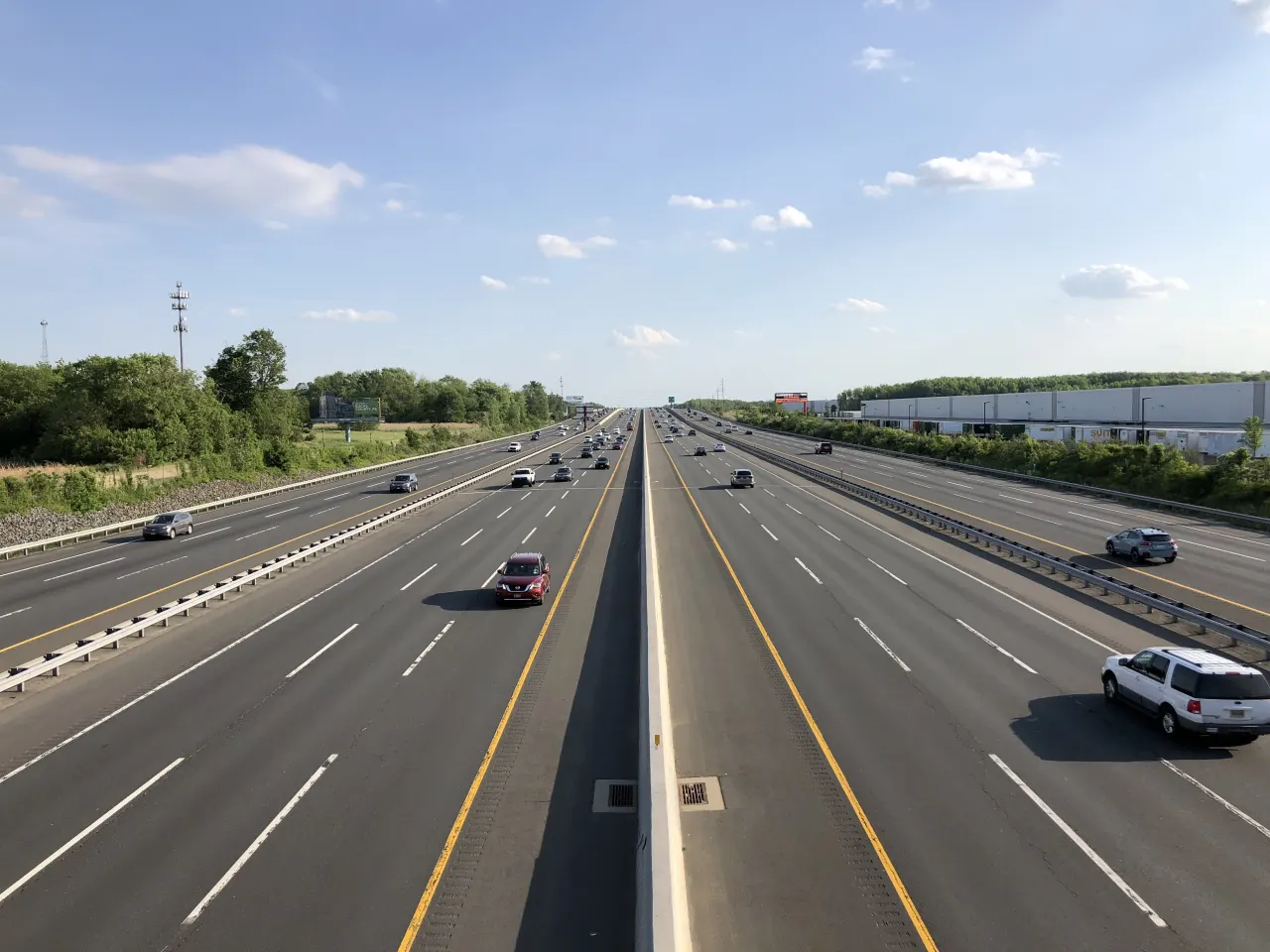 Vista de Cranbury, Nueva Jersey