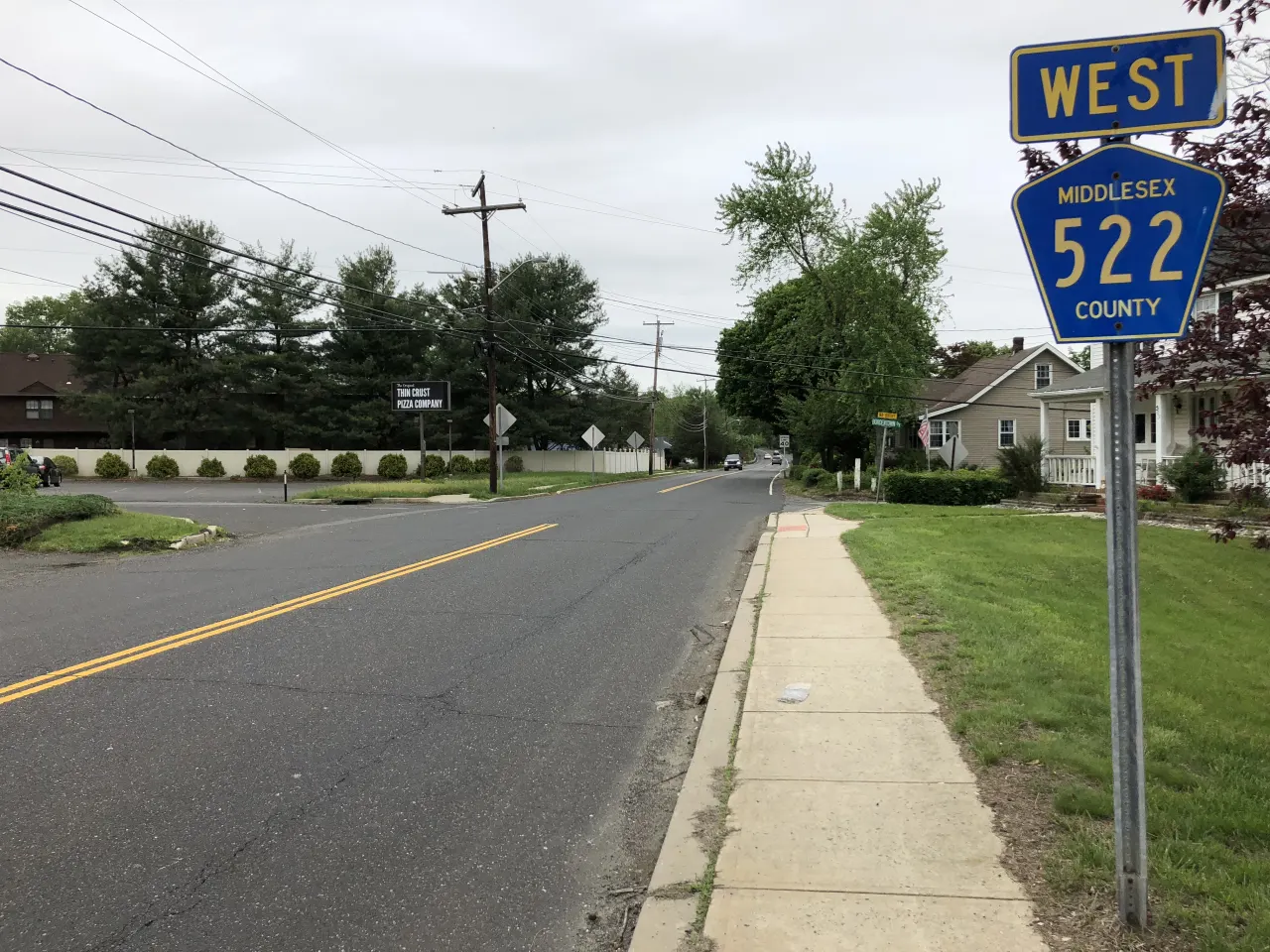 Vista de Jamesburg, Nueva Jersey