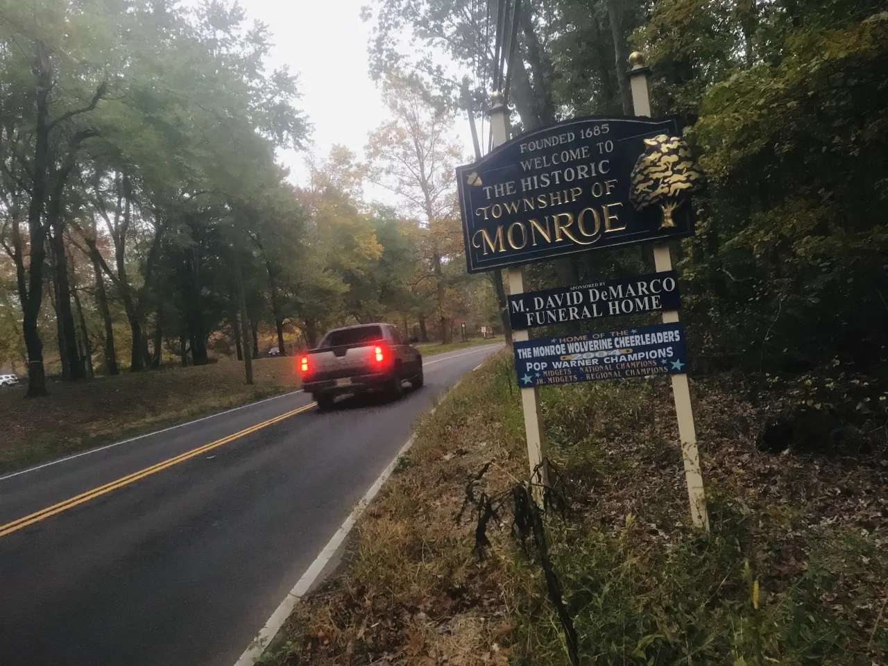 Vista de Monroe Township, Nueva Jersey