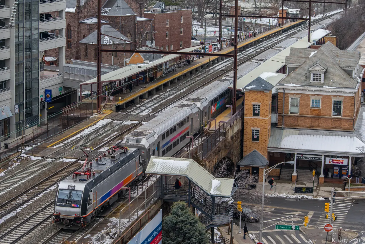 Vista de New Brunswick, Nueva Jersey
